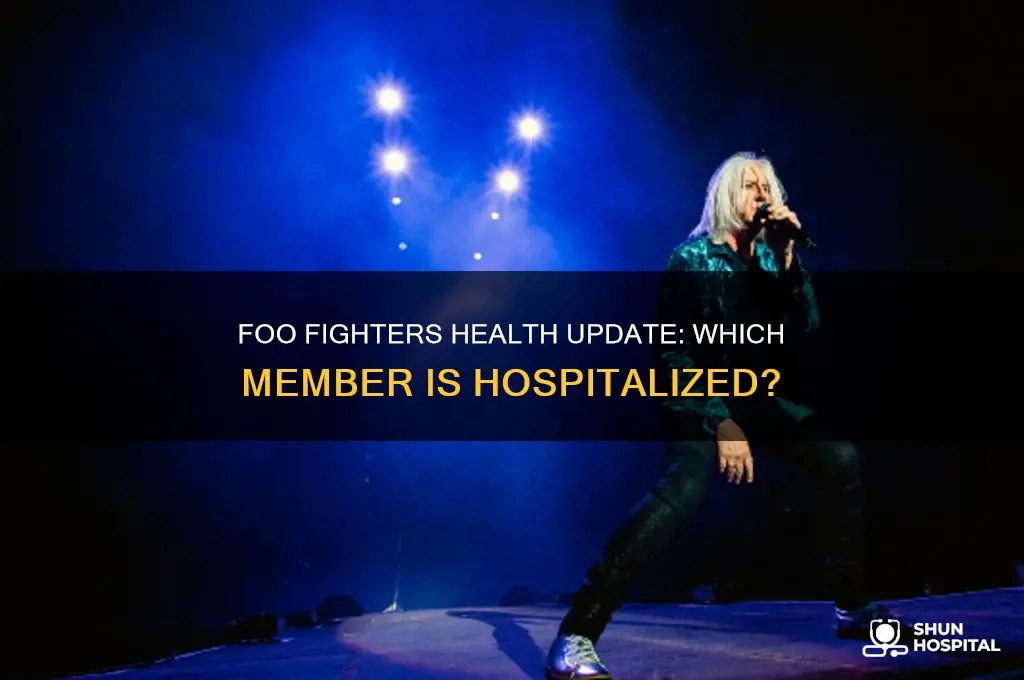 which foo fighter is in the hospital