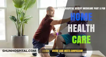 Hospitals Accepting Medicare Part A for Home Health Care Services
