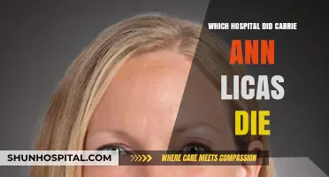 Carrie Ann Licas' Passing: The Hospital Where She Died