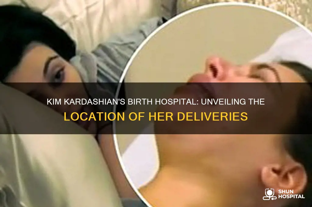 which hospital did kim kardashian give birth