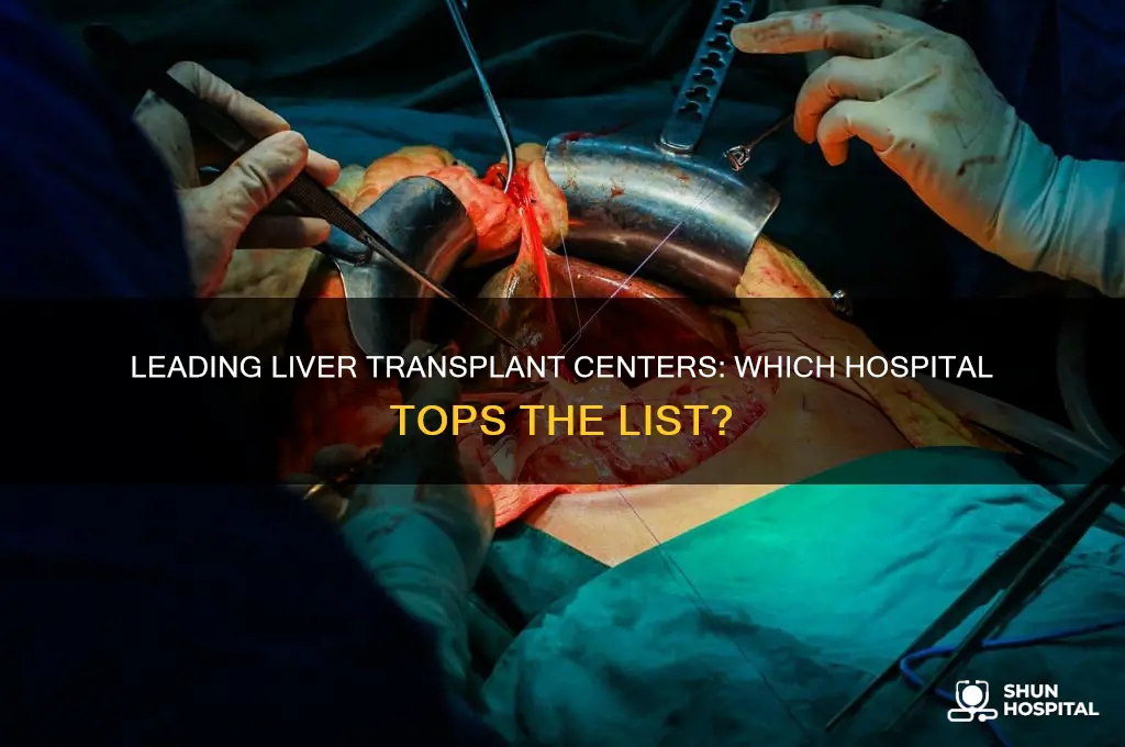 which hospital does the most liver transplants