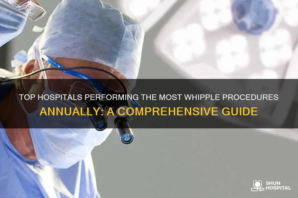 which hospital does the most whipple operations