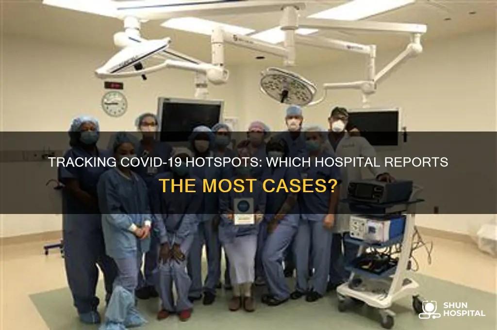 which hospital has the most coronavirus cases