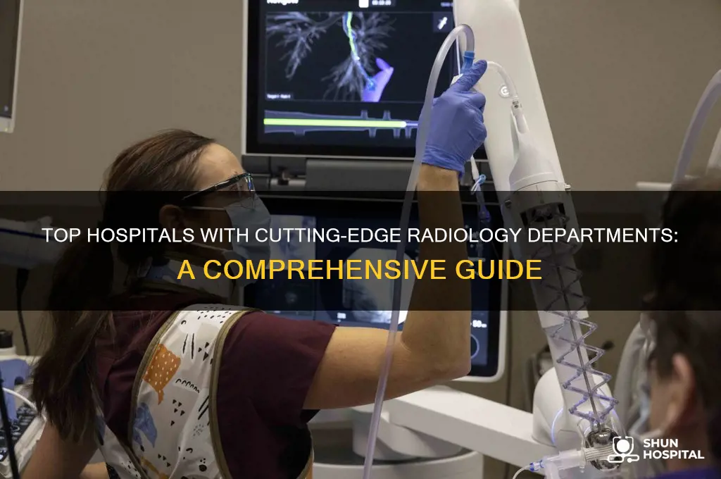 which hospital has the most up to date radiology department