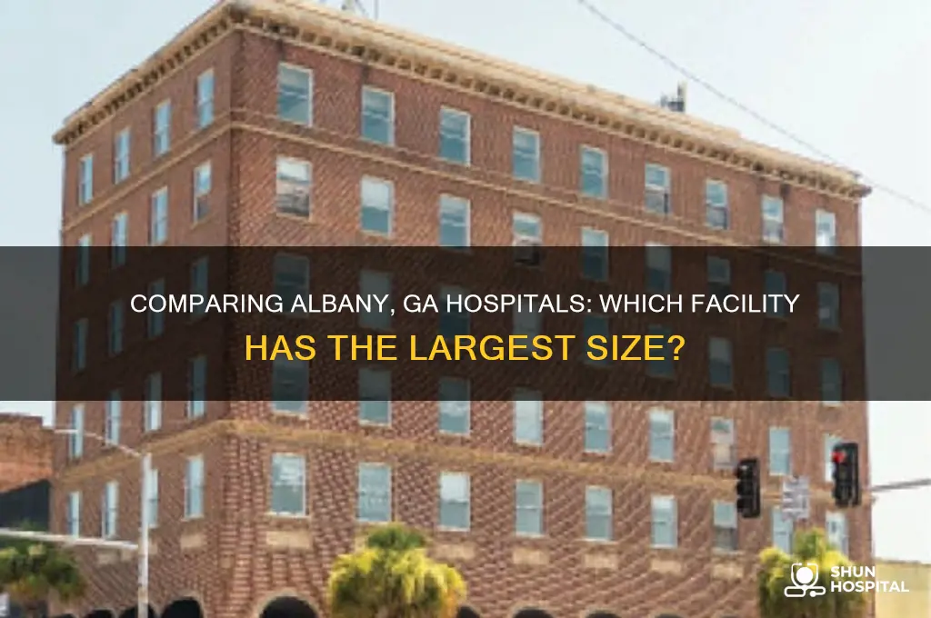 which hospital in albany ga is bigger