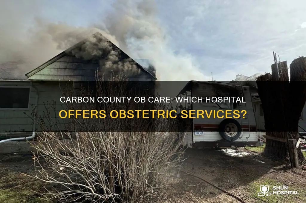 which hospital in carbon county has a ob department