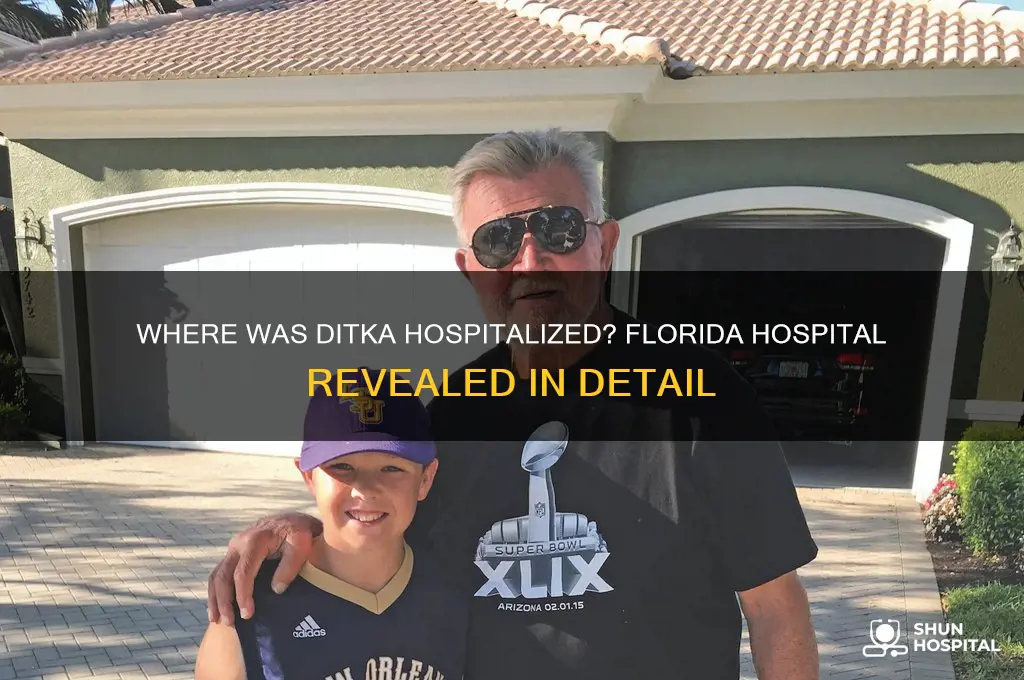 which hospital in florida was ditka at