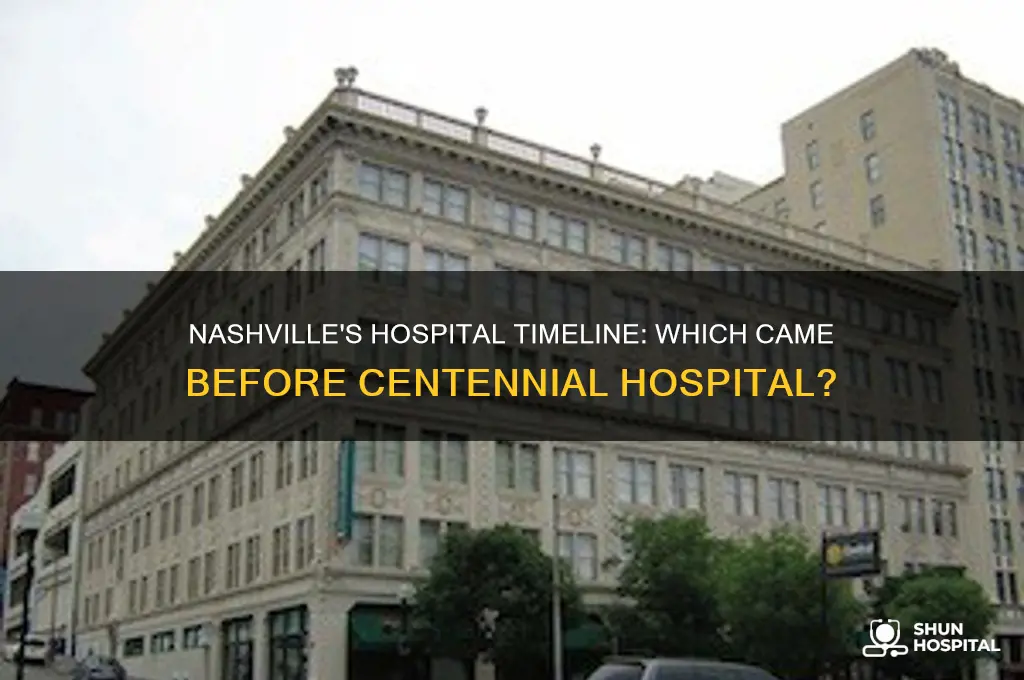 which hospital in nashville tn is before centennial hospital