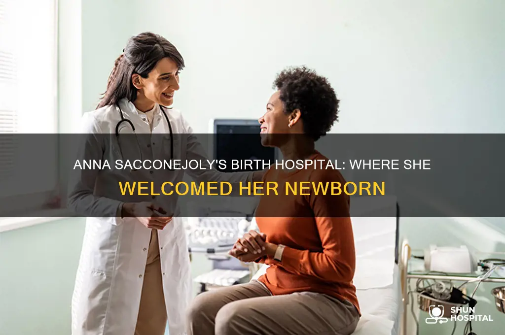 which hospital is anna sacconejoly giving birth