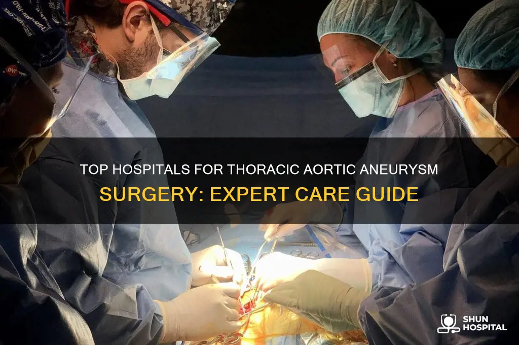 which hospital is best for thoracic aortic aneurysm surgery