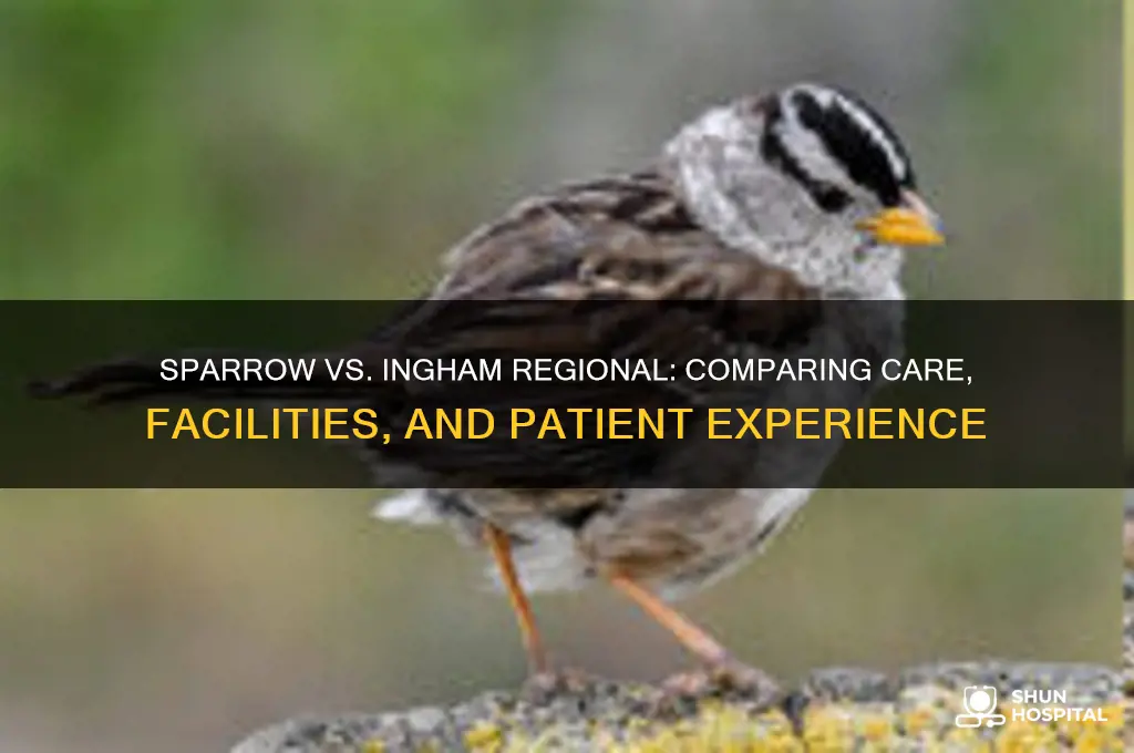 which hospital is better sparrow or ingham regional medical center