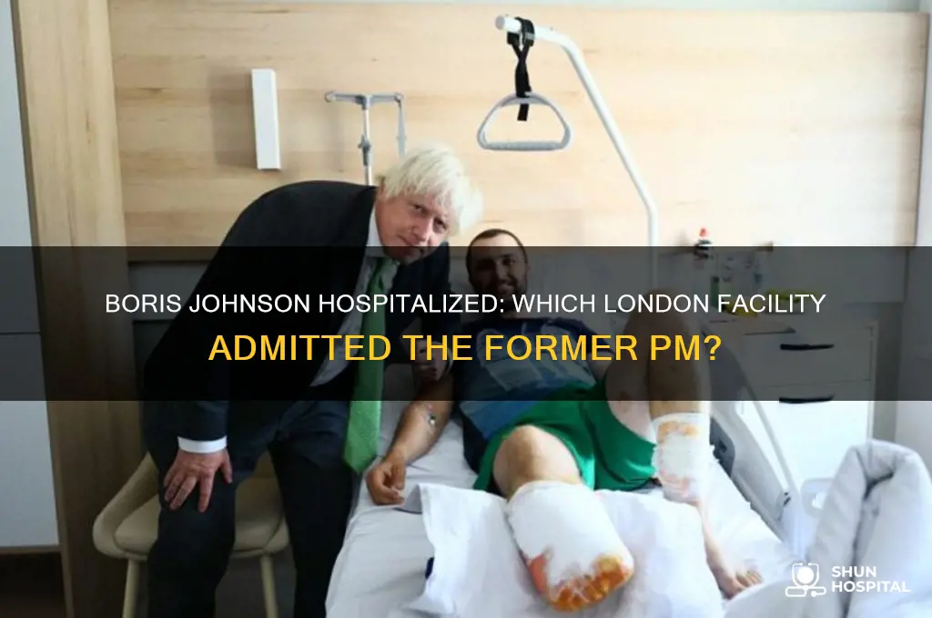 which hospital is boris johnson admitted to