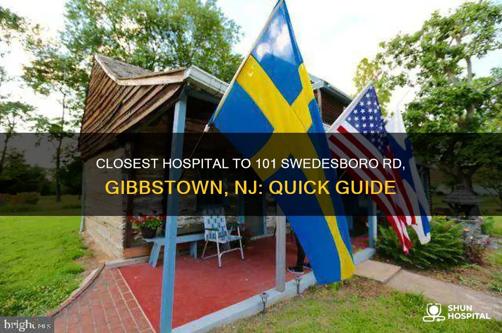 which hospital is closest to 101 swedesboro rd gibbstown nj
