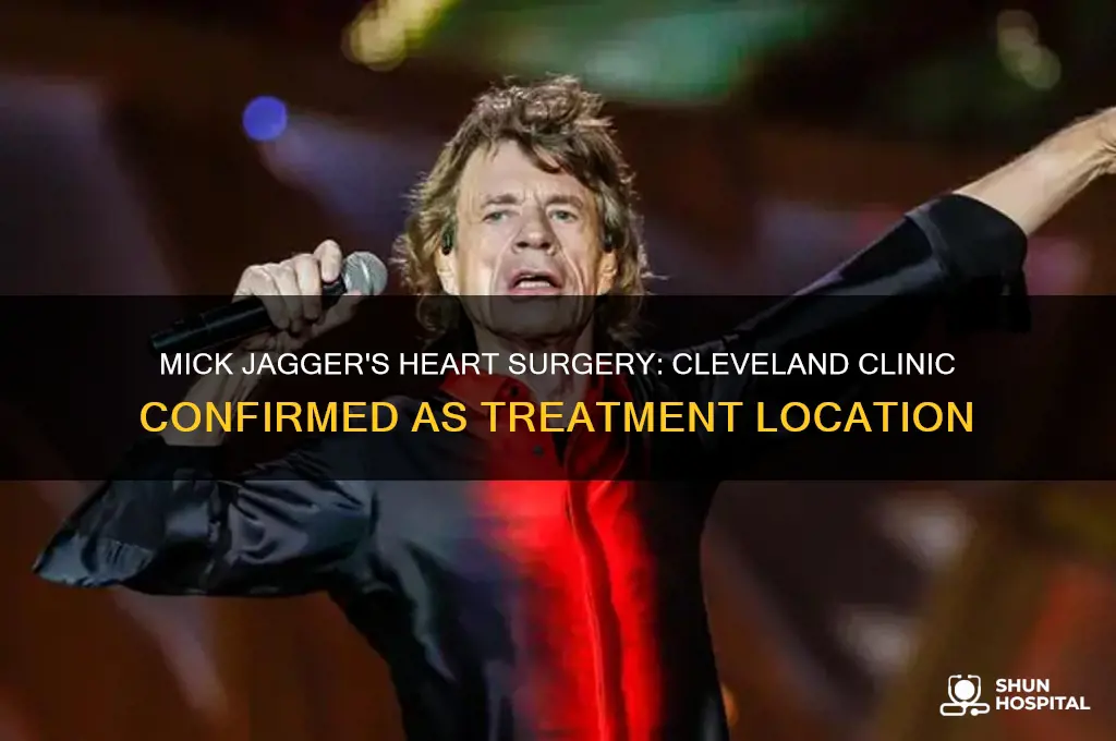 which hospital is mick jagger having heart surgery cleveland clinic