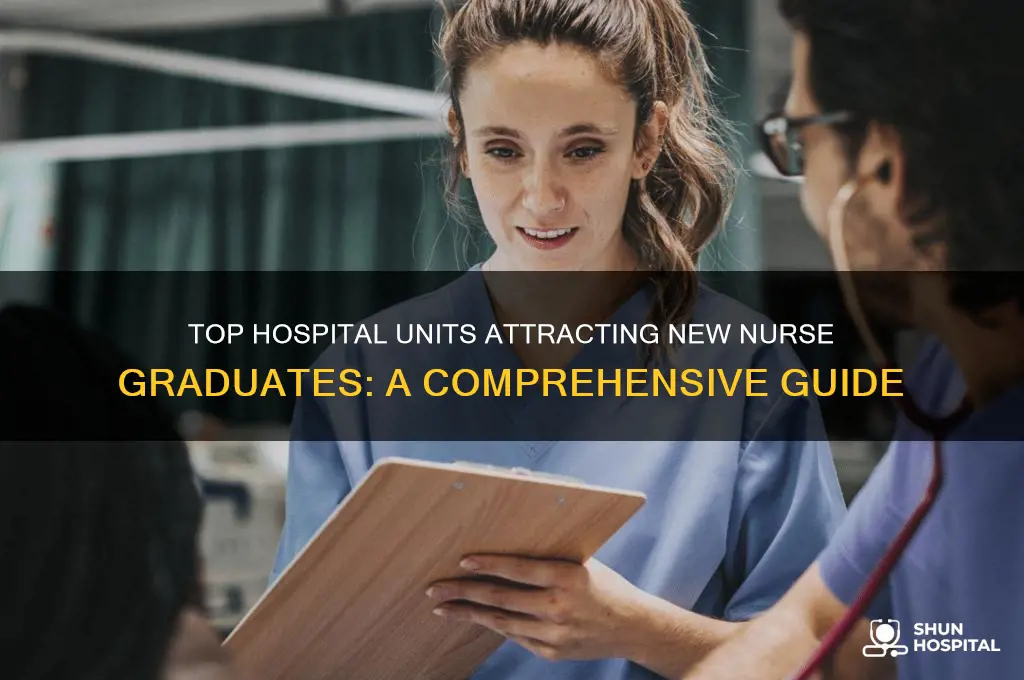 which hospital unit is most popular new nurse grads