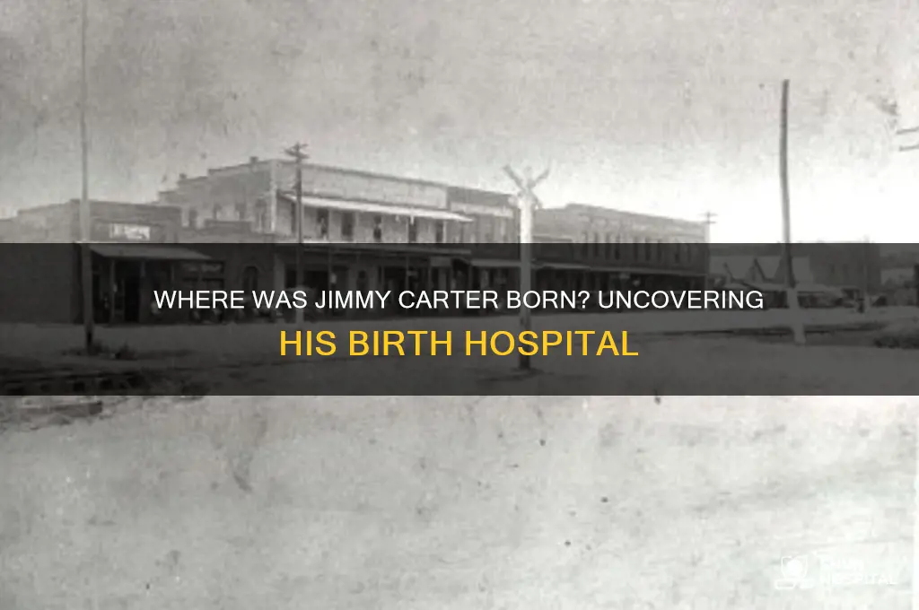 which hospital was jimmy carter born in