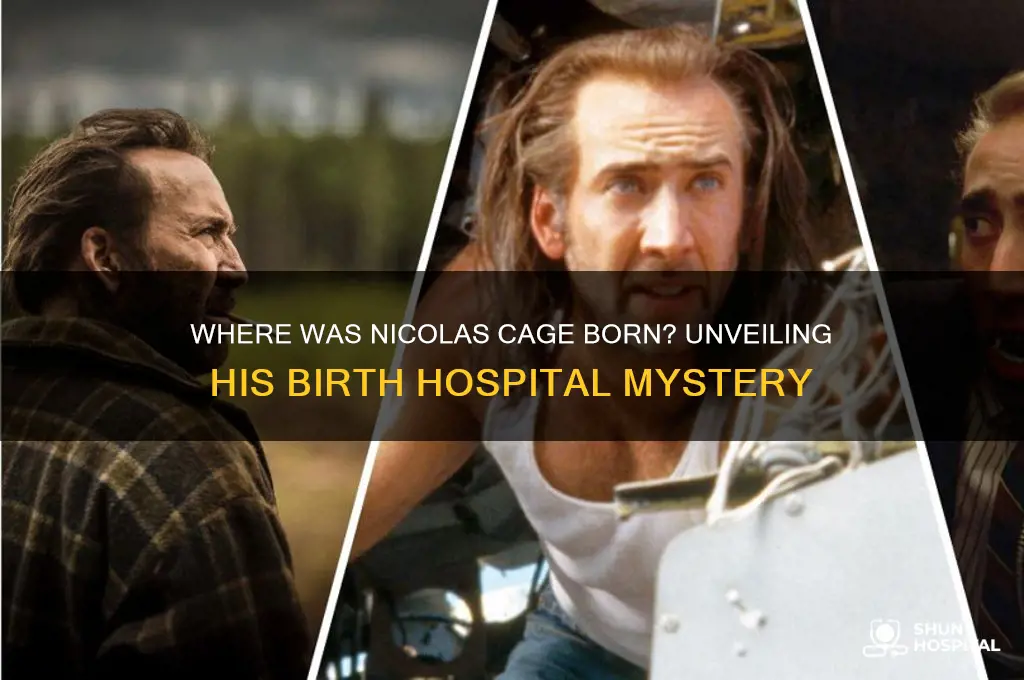 which hospital was nicolas cage born in