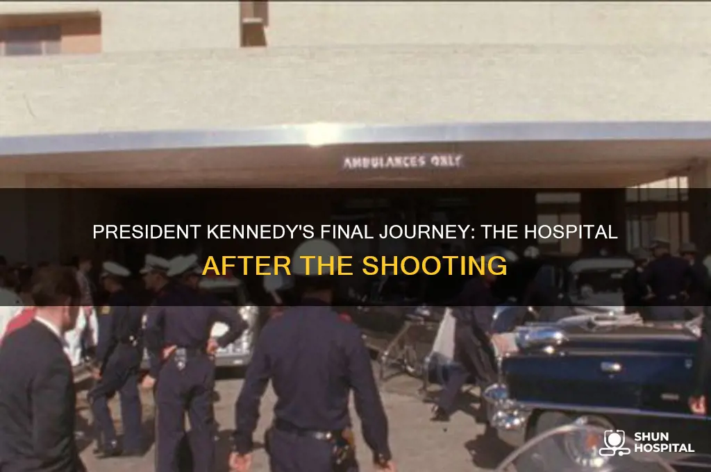 which hospital was president kennedy rushed to after the shooting