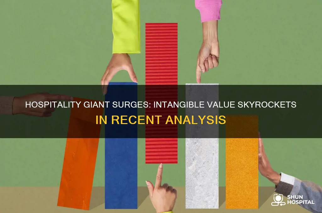 which hospitality company increased its intangible value
