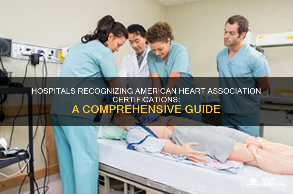 which hospitals accept the american heart association