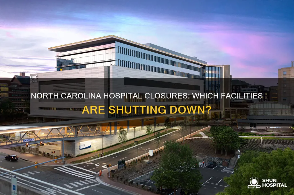which hospitals are closing in north carolina