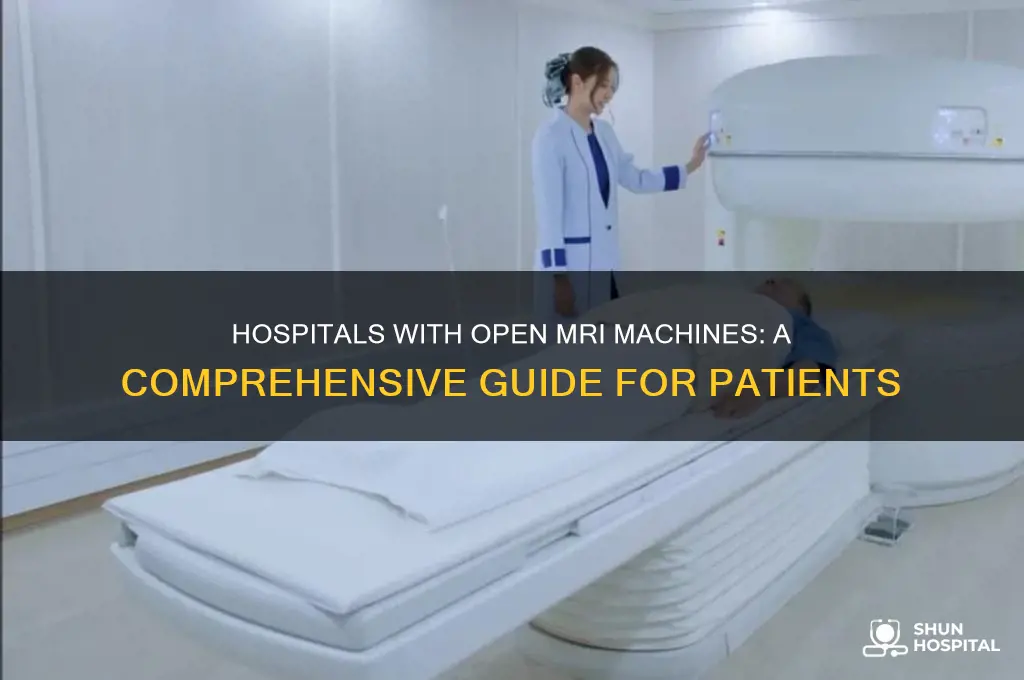 which hospitals have an open mri machines