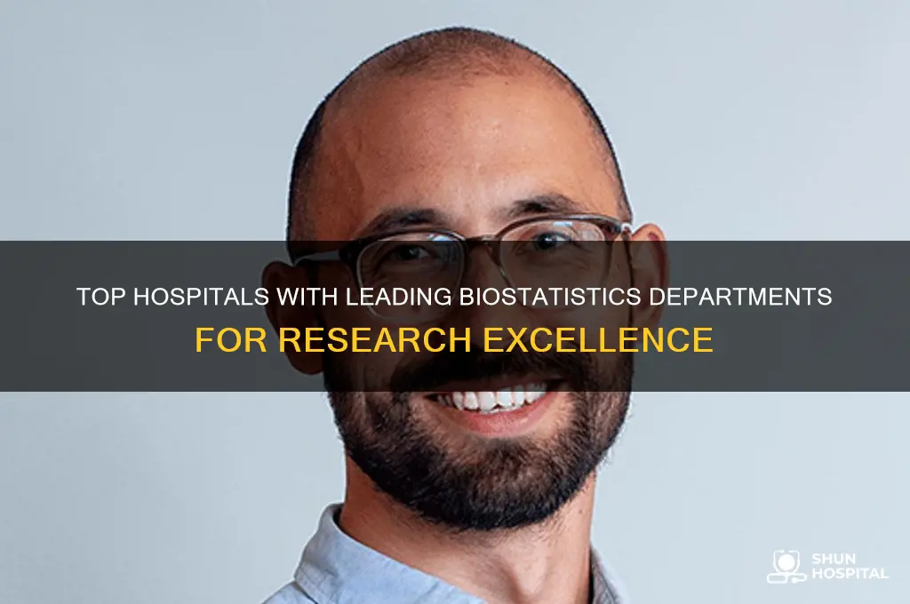which hospitals have the best biostatistics department