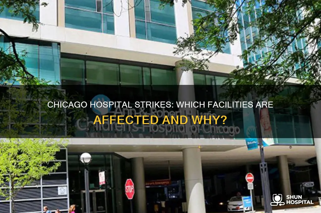 which hospitals in chicago are on strike
