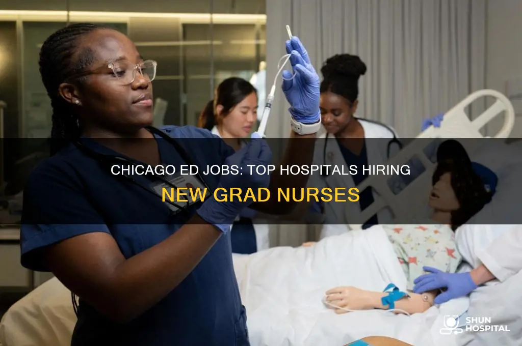 which hospitals in chicago hire new grads in the ed