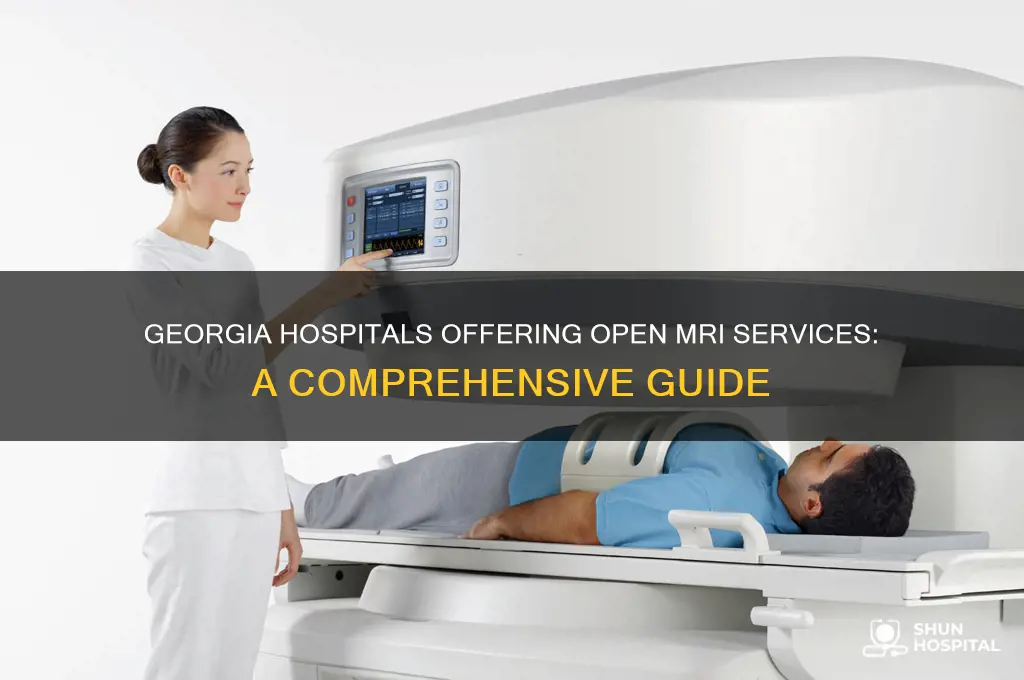 which hospitals in ga have open mri