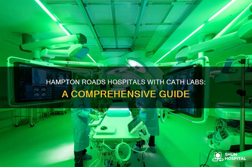 which hospitals in hampton roads have a cath lab