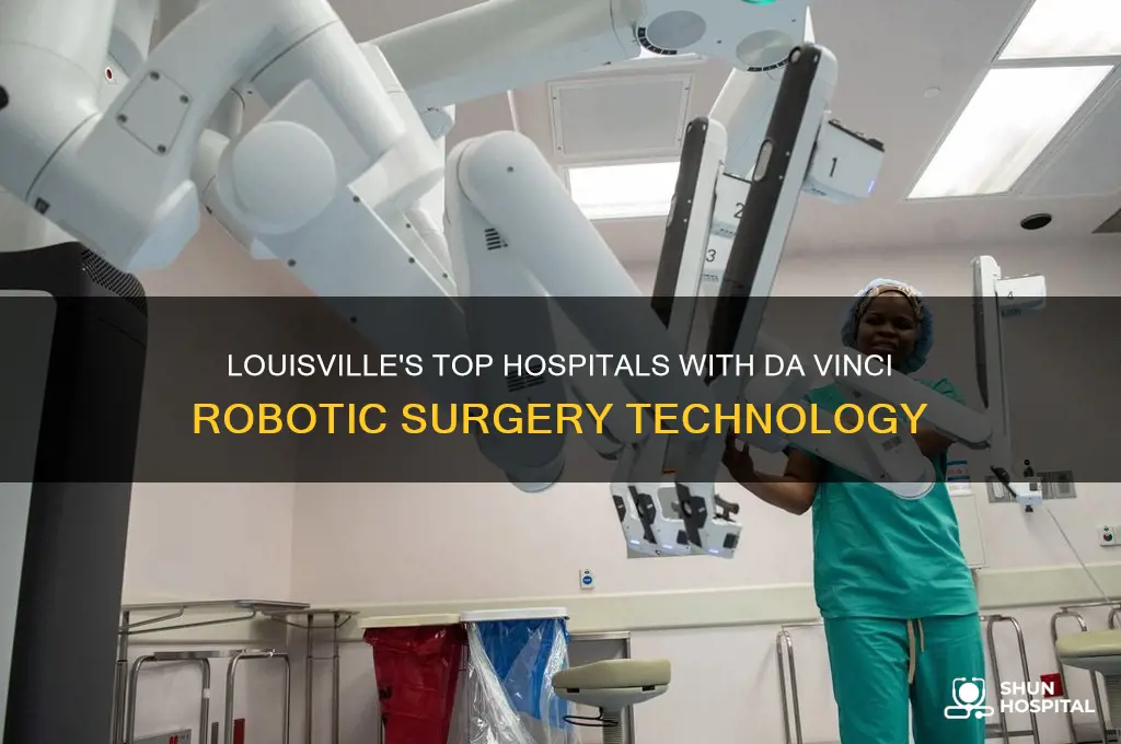 which hospitals in louisville kentucky have da vinci robotic system