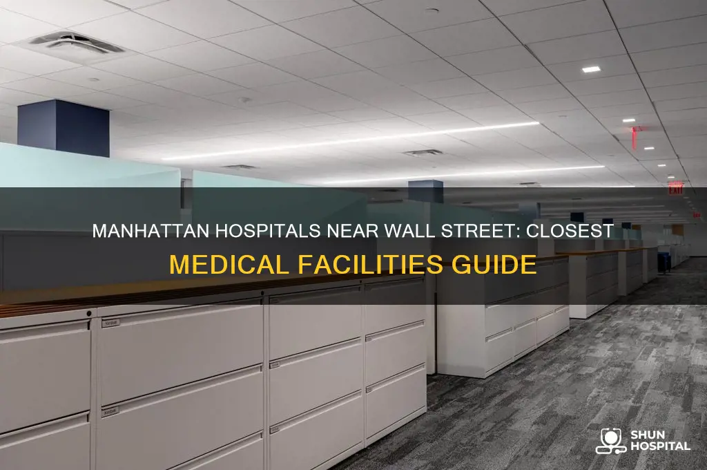 which hospitals in manhattan are closest to wall street