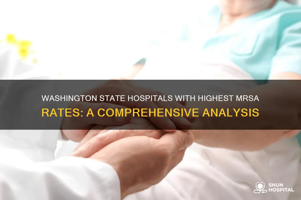 which hospitals in washington state have the highest mrsa rates