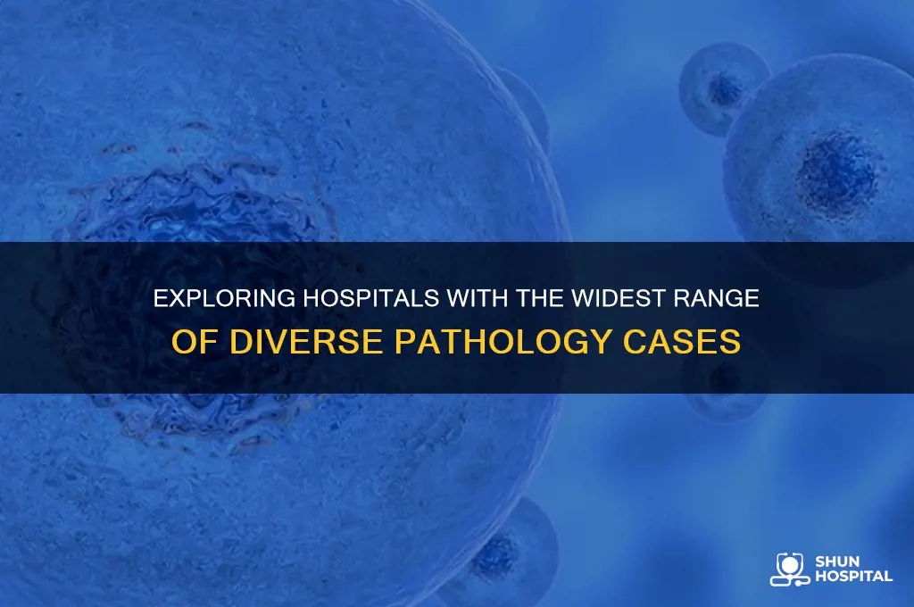 which hospitals see the most diverse pathology
