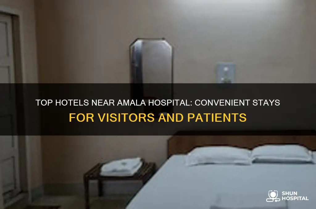 which hotel is close to amala hospital