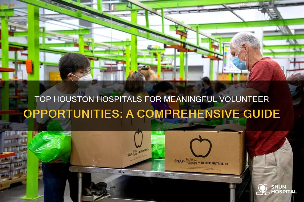 which houston hospital is the best to volunteer in