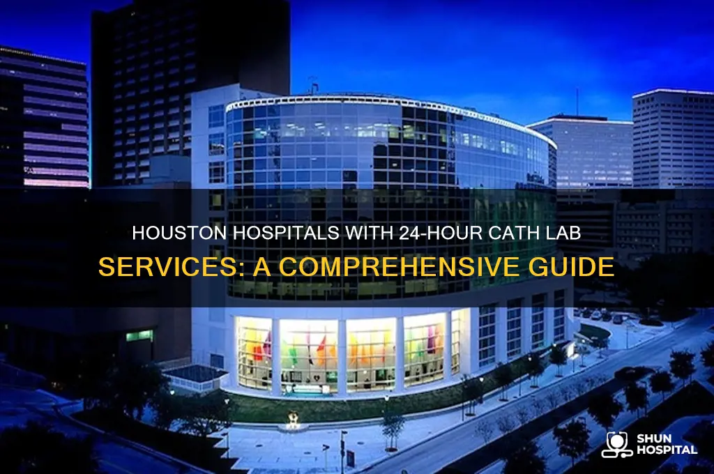 which houston hospitals have a 24 hours cath lab