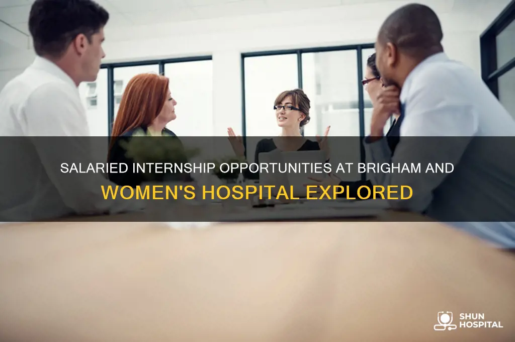 which internship positions at brigham and women
