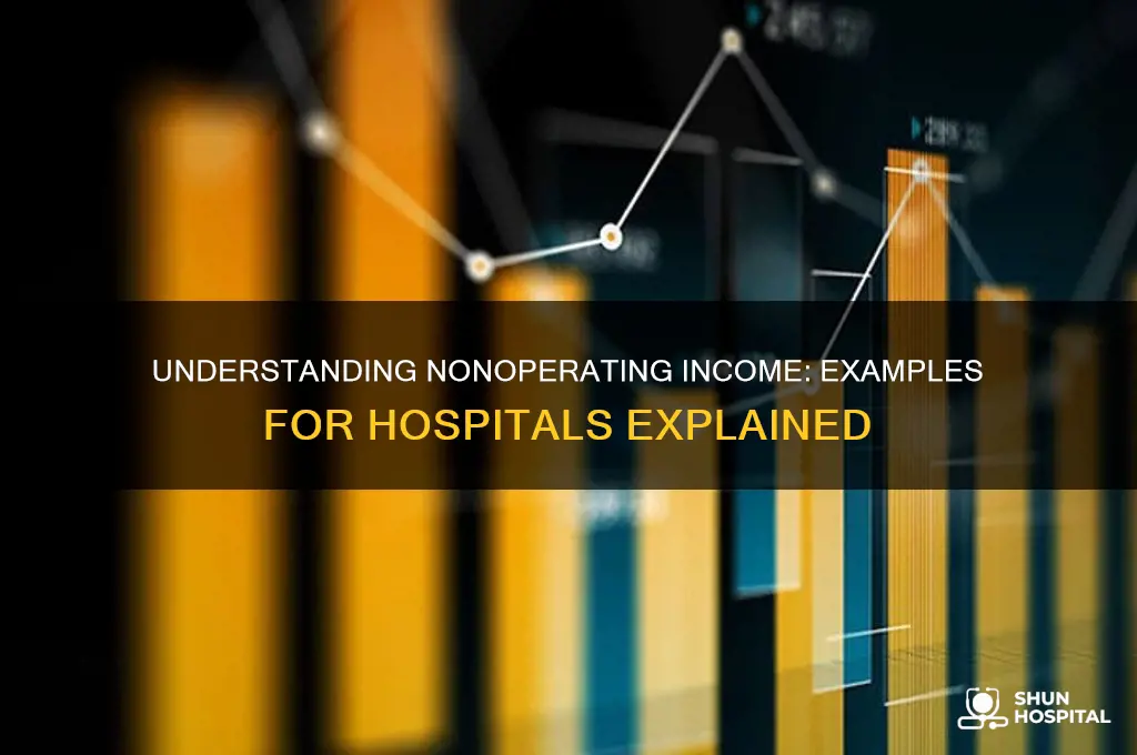 which is an example of nonoperating income for a hospital
