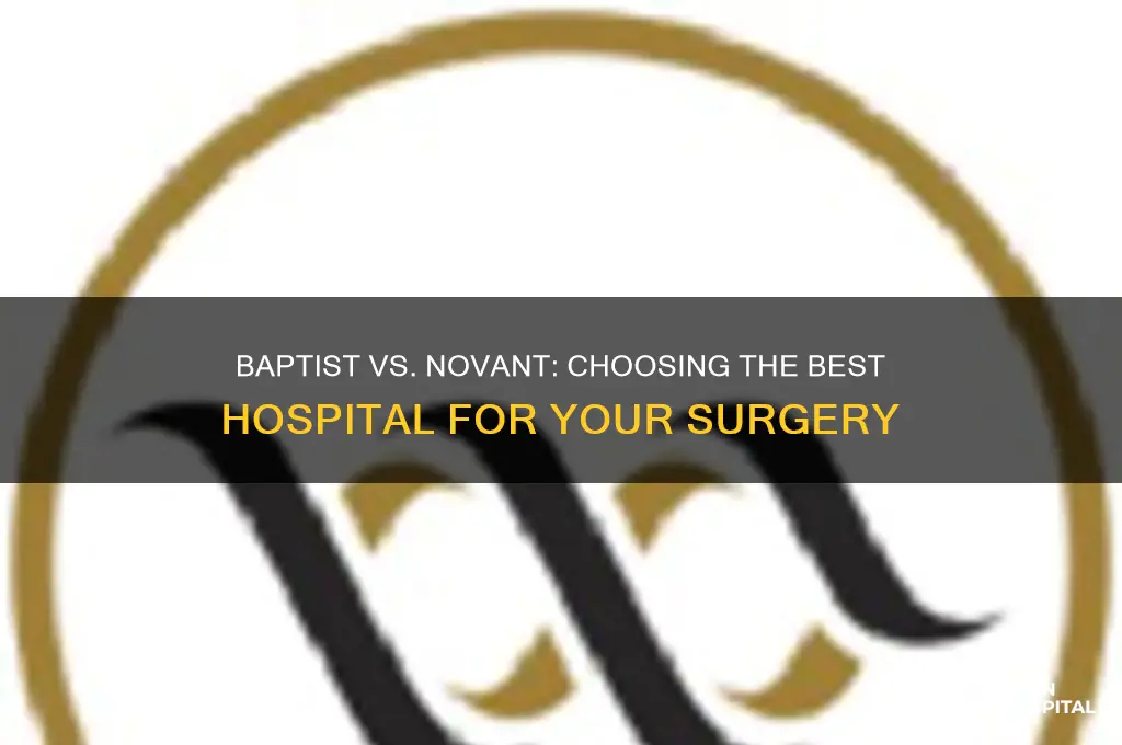 which is best for surgery baptist or novant hospital