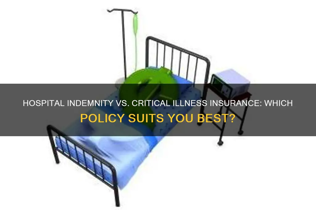 which is better hospital indemnity or criticall illness policy