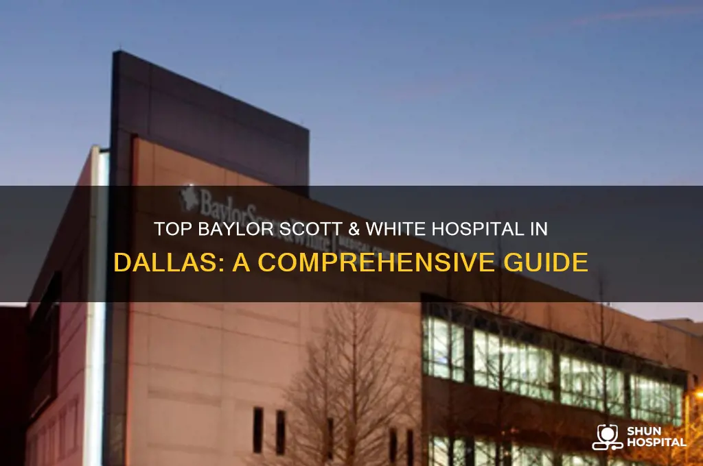 which is the best baylor scott and white hospital dallas