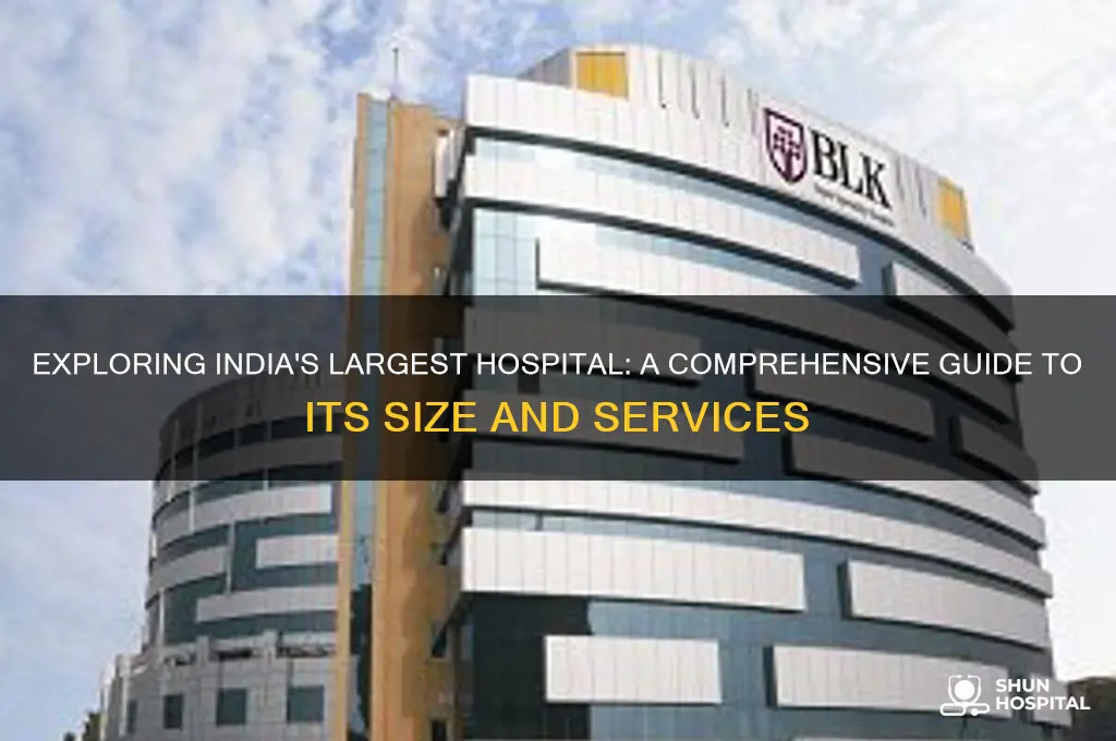 which is the biggest hospital in india