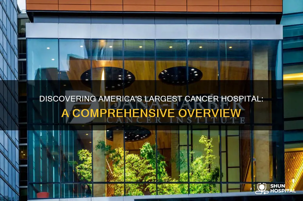 which is the largest cancer hospital in the us