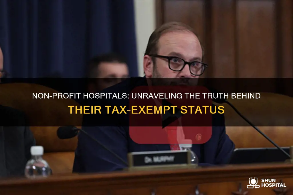 which is true regarding non-profit hospitals