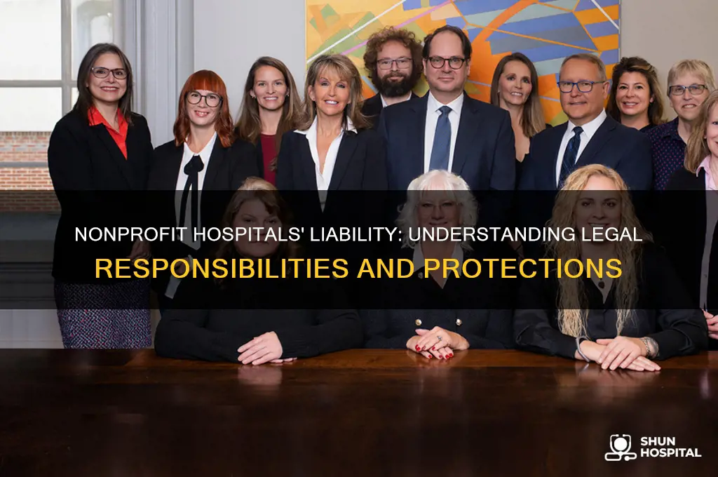 which is true regarding nonprofit hospitals liability