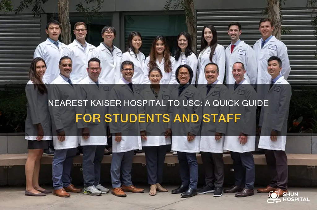 which kaiser hospital is closer to usc