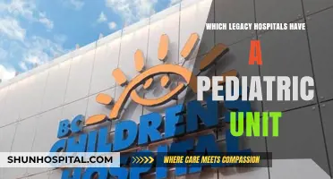 Legacy Hospitals with Dedicated Pediatric Units: A Comprehensive Guide