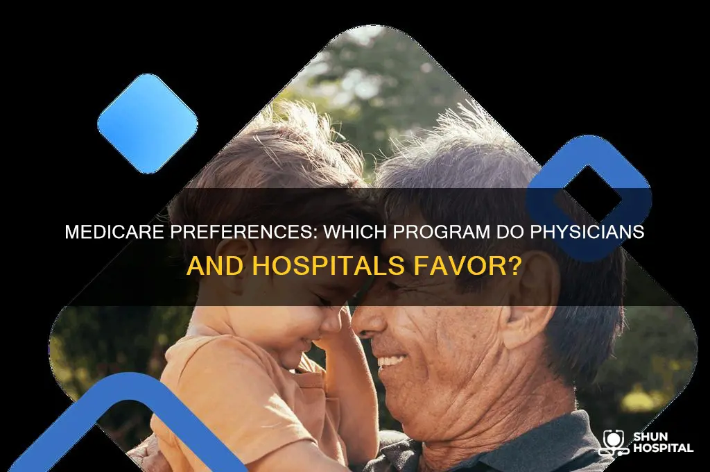 which medicare program do you think physicians and hospitals prefer
